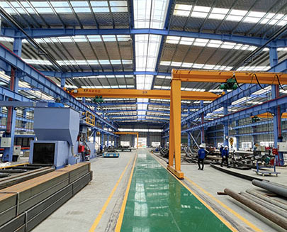 萬豪鋼結(jié)構(gòu)生產(chǎn)車間