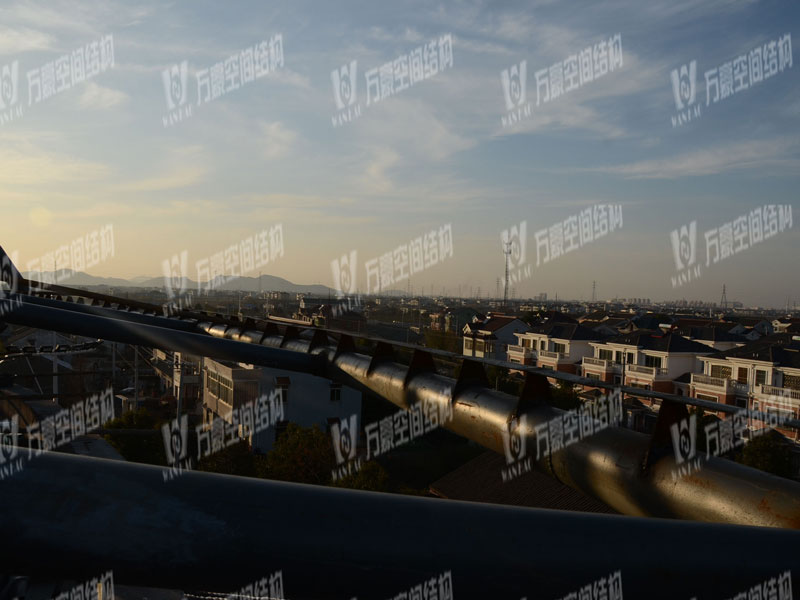 天華鄉村大舞臺異型鋼結構項目