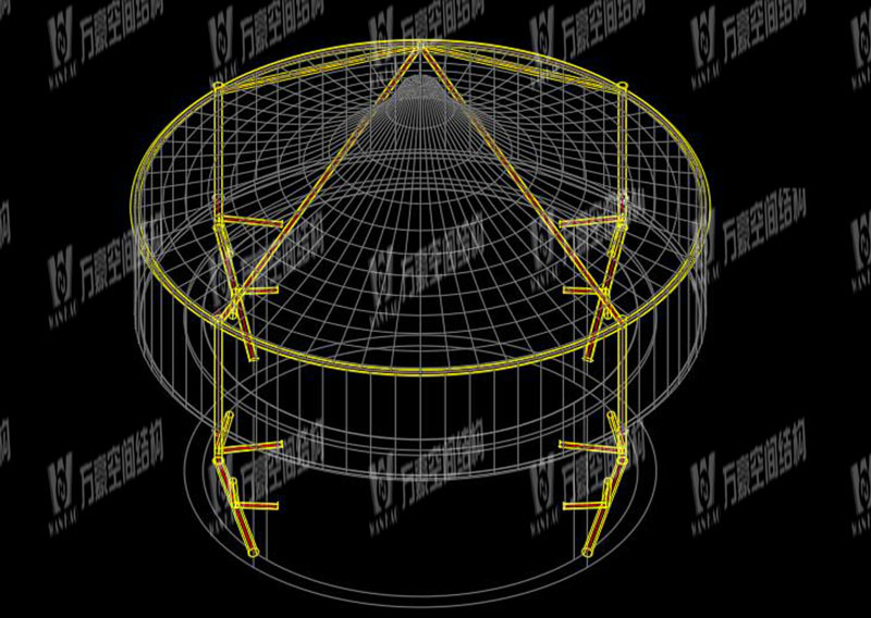 萬豪2020第2標-淮安鹽化新材料產業園區污水處理廠污水池膜結構加蓋密封系統項目