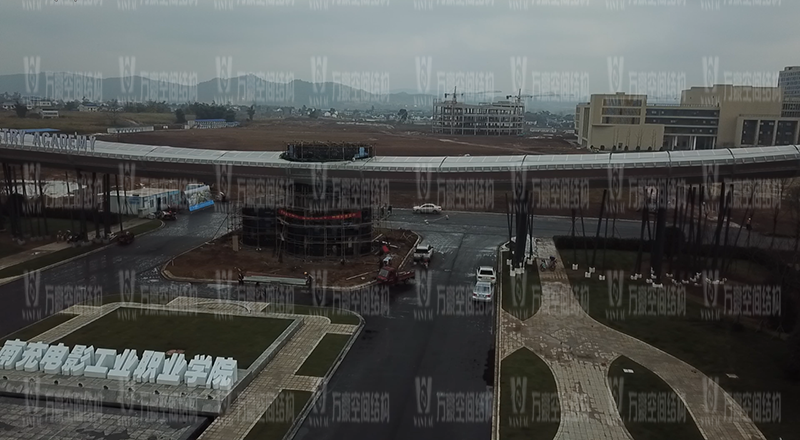 四川南充電影學院景觀膜結構項目竣工 四川南充電影學院景觀膜結構項目竣工