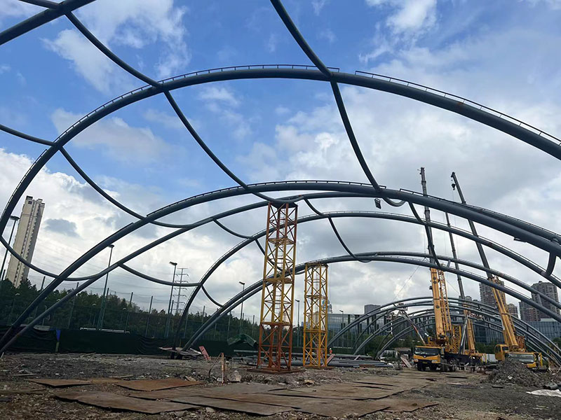 萬豪空間結(jié)構(gòu)員工到寧波諾丁漢大學(xué)室外運(yùn)動(dòng)膜結(jié)構(gòu)項(xiàng)目學(xué)習(xí)交流 萬豪空間結(jié)構(gòu)員工到寧波諾丁漢大學(xué)室外運(yùn)動(dòng)膜結(jié)構(gòu)項(xiàng)目學(xué)習(xí)交流