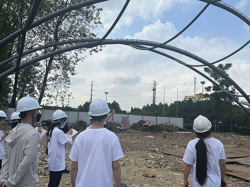萬豪空間結(jié)構(gòu)員工到寧波諾丁漢大學(xué)室外運(yùn)動(dòng)膜結(jié)構(gòu)項(xiàng)目學(xué)習(xí)交流 萬豪空間結(jié)構(gòu)員工到寧波諾丁漢大學(xué)室外運(yùn)動(dòng)膜結(jié)構(gòu)項(xiàng)目學(xué)習(xí)交流