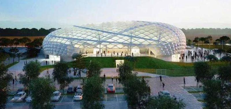 ETFE膜結構丨氣泡樣的ETFE體育場