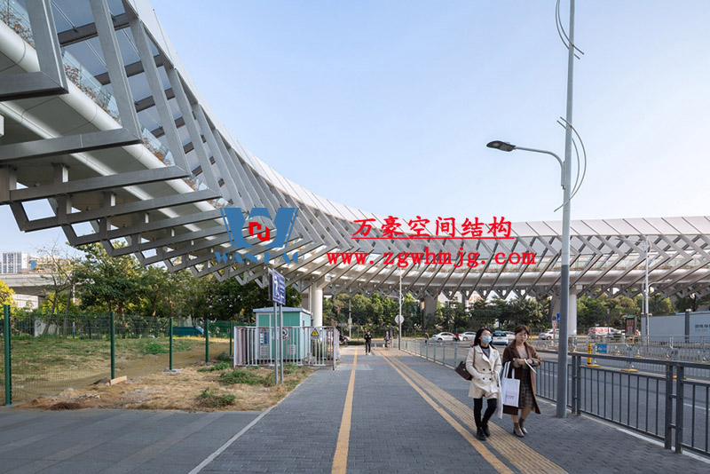 深圳龍崗三館一城ETFE連廊膜結構項目 深圳龍崗三館一城ETFE連廊膜結構項目