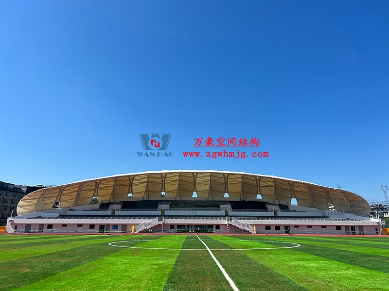 龍泉市體育場鋼膜結構工程完工 龍泉市體育場鋼膜結構工程完工