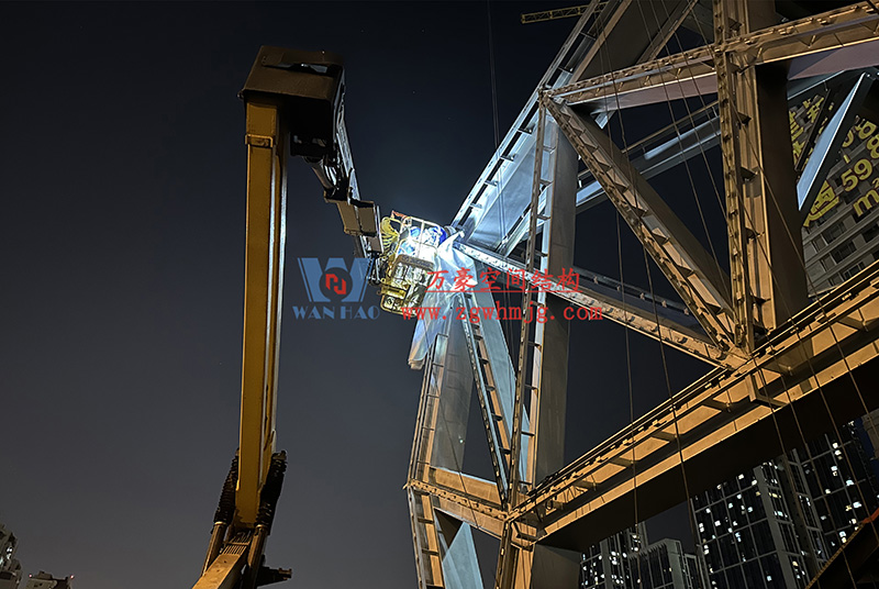 成都中建錦源匯膜結構工程項目現場施工進展