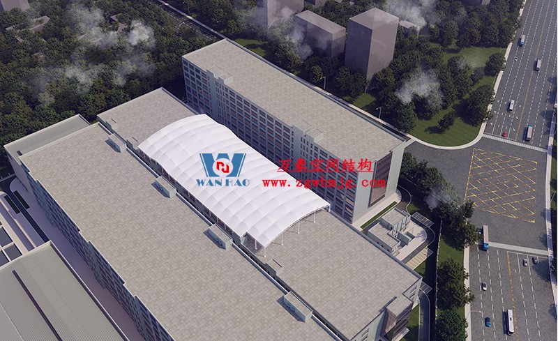 萬豪2023第2標-浙江真愛毯業科技有限公司廠房三屋面膜結構工程