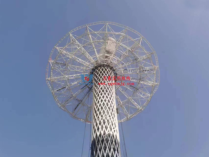 I TOWER-芭蕾舞者裙擺提升安裝階段完美收官！