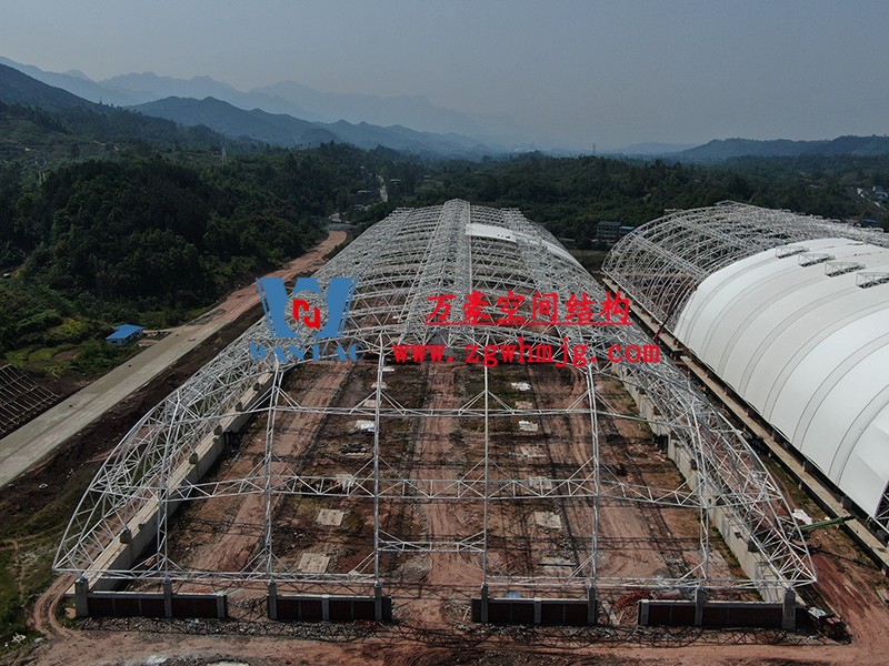 四川高興煤炭儲備基地異型鋼結構