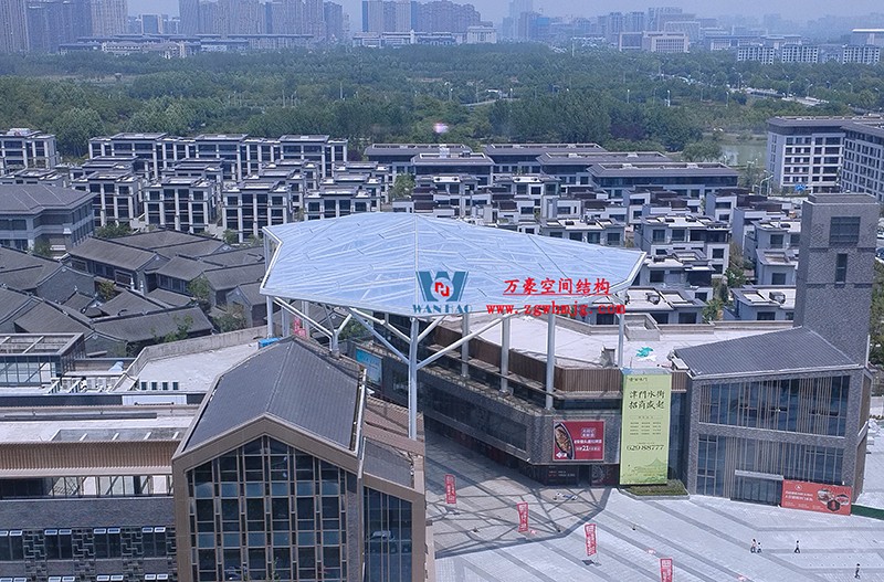 驚艷的藝術品|合肥文一塘溪津門天幕鋼結構及ETFE氣枕膜工程 驚艷的藝術品|合肥文一塘溪津門天幕鋼結構及ETFE氣枕膜工程