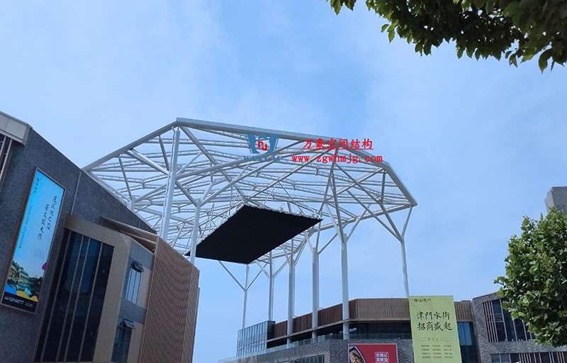 驚艷的藝術品|合肥文一塘溪津門天幕鋼結構及ETFE氣枕膜工程 驚艷的藝術品|合肥文一塘溪津門天幕鋼結構及ETFE氣枕膜工程