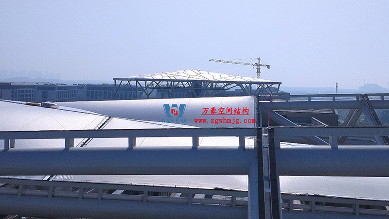 驚艷的藝術品|合肥文一塘溪津門天幕鋼結構及ETFE氣枕膜工程 驚艷的藝術品|合肥文一塘溪津門天幕鋼結構及ETFE氣枕膜工程