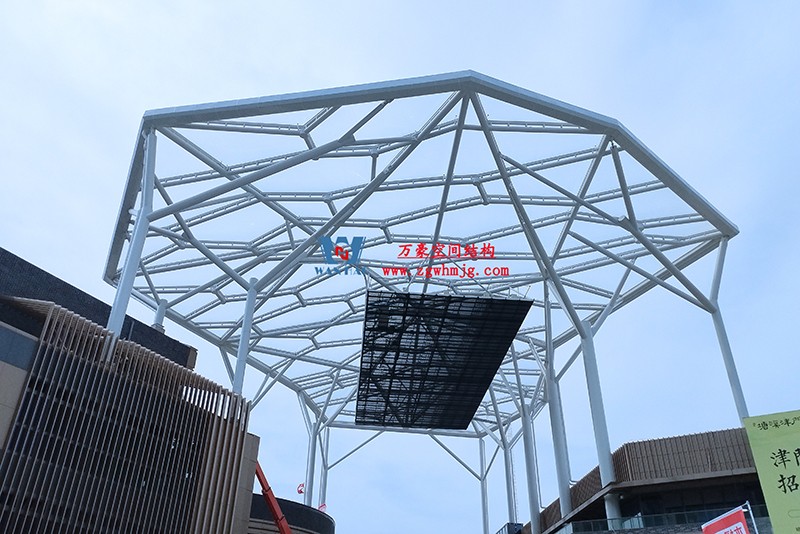 驚艷的藝術品|合肥文一塘溪津門天幕鋼結構及ETFE氣枕膜工程 驚艷的藝術品|合肥文一塘溪津門天幕鋼結構及ETFE氣枕膜工程