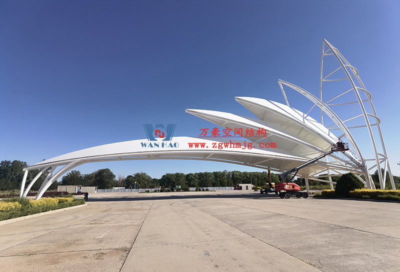 陜西定邊馬蓮灘沙漠公園鋼膜結(jié)構(gòu)工程 陜西定邊馬蓮灘沙漠公園鋼膜結(jié)構(gòu)工程