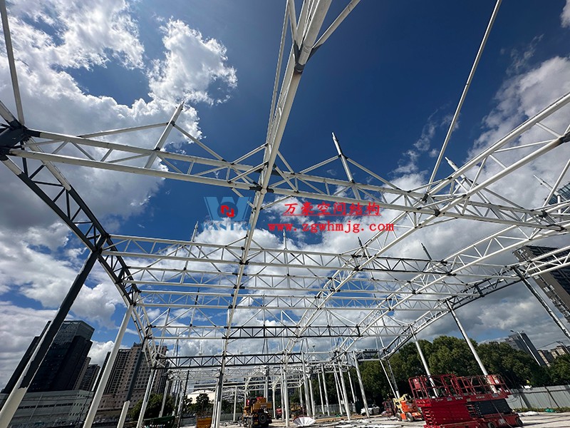 溫州惠民路西側綠地球場鋼結構