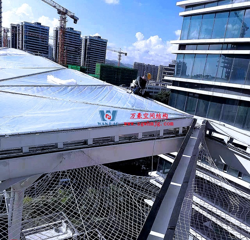 縱使烈日炎炎，腳步從未止歇！海南這個ETFE氣枕膜項目施工進(jìn)度有最新消息