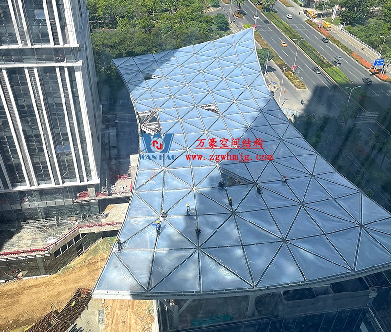 縱使烈日炎炎，腳步從未止歇！海南這個ETFE氣枕膜項目施工進(jìn)度有最新消息