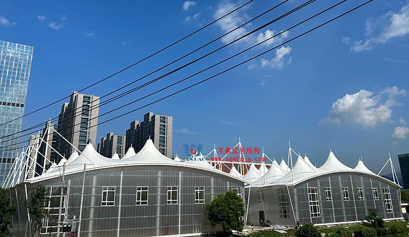 封閉式ptfe膜結構籃球館來了 封閉式ptfe膜結構籃球館來了