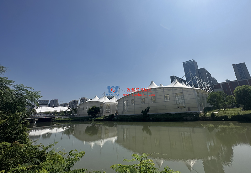 封閉式ptfe膜結構籃球館來了 封閉式ptfe膜結構籃球館來了