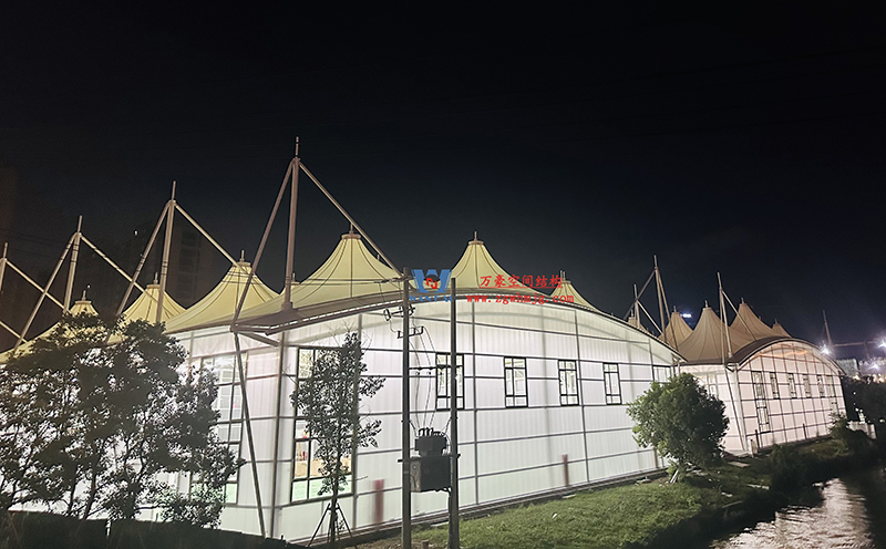 溫州惠民路西側綠地球場PTFE膜結構項目