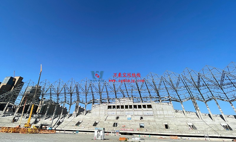 張掖奧體中心建設項目（EPC）總承包體育場PTFE膜結構專業分包工程