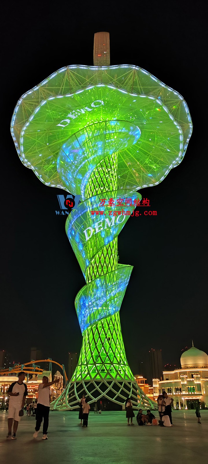 西安絲路塔ETFE膜結(jié)構(gòu)項目順利完工