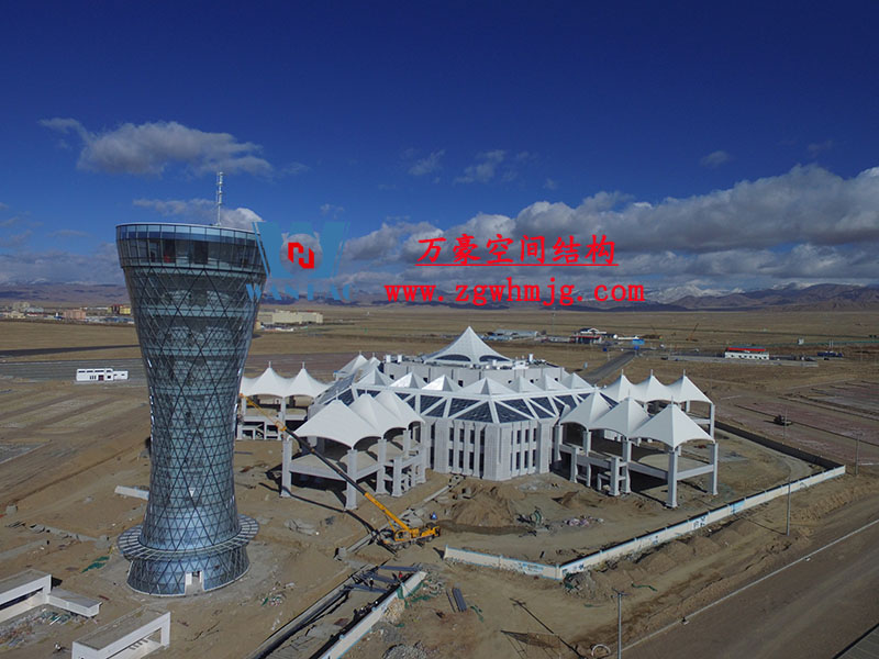 青海茶卡鹽湖天空之境集散中心鋼膜結構項目 青海茶卡鹽湖天空之境集散中心鋼膜結構項目