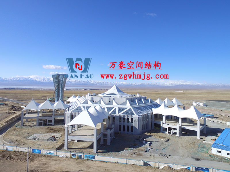 青海茶卡鹽湖天空之境集散中心鋼膜結構項目 青海茶卡鹽湖天空之境集散中心鋼膜結構項目
