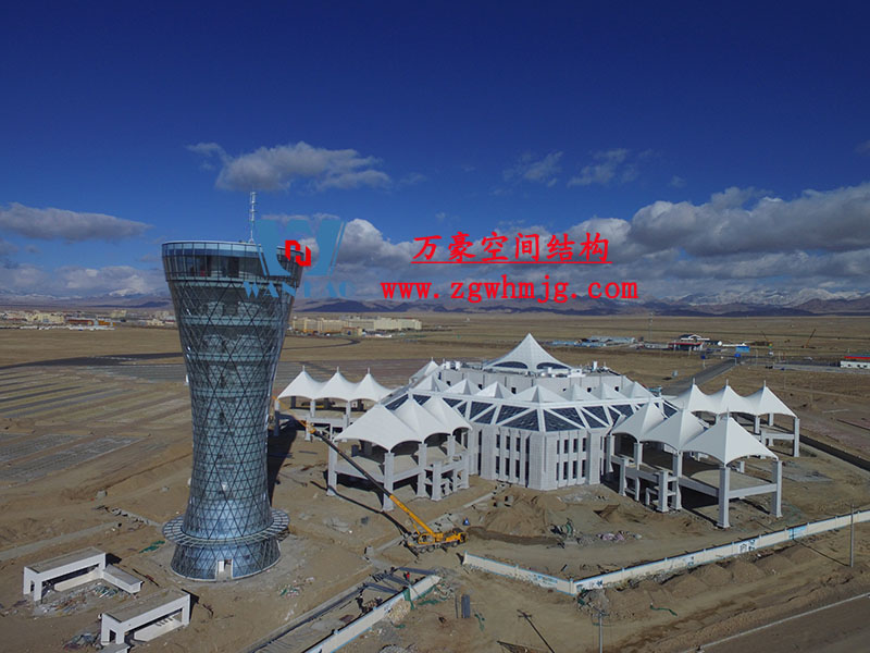 青海茶卡鹽湖天空之境集散中心鋼膜結構項目 青海茶卡鹽湖天空之境集散中心鋼膜結構項目
