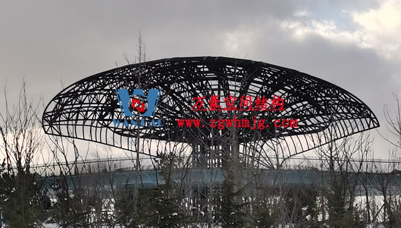 威海經貿交流中心異型鋼結構項目