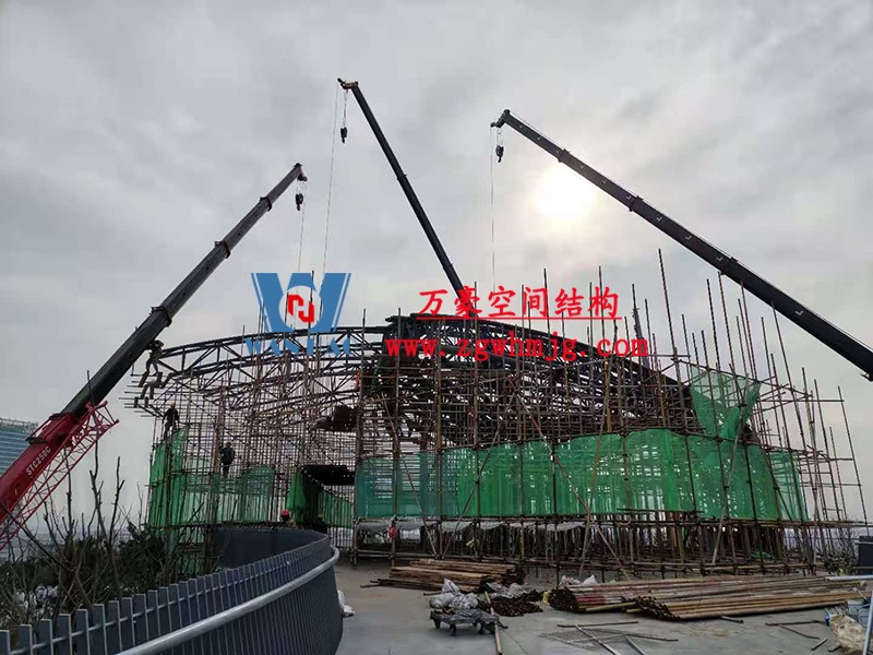 威海經貿交流中心異型鋼結構項目