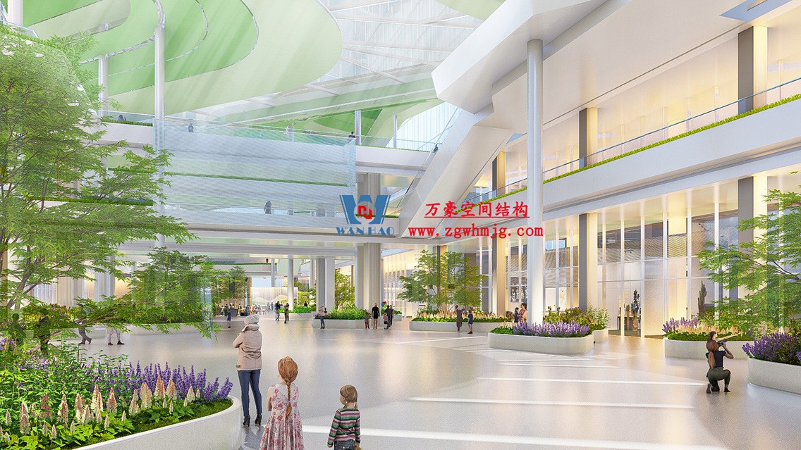 博多森谷項目中庭鋼膜結構工程