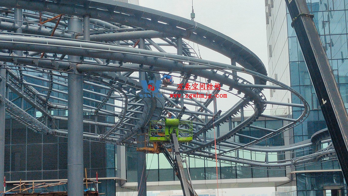 博多森谷項目中庭鋼膜結構工程