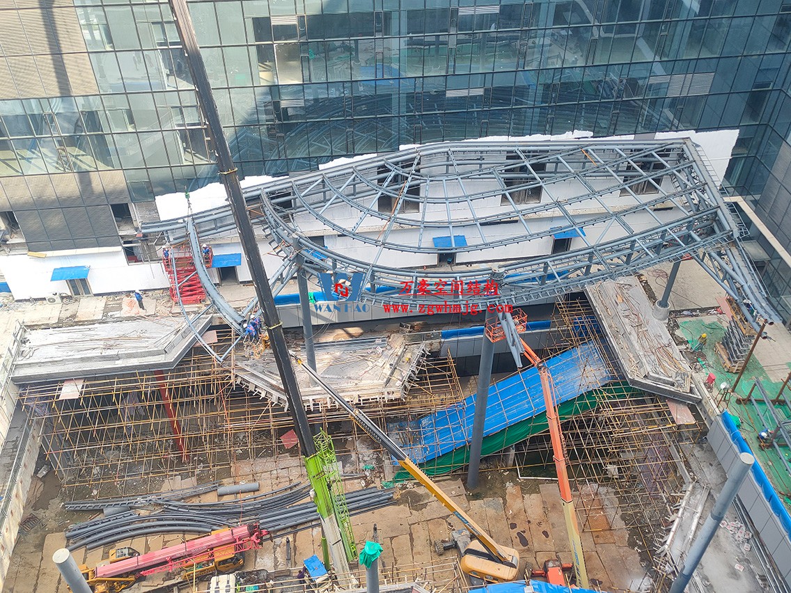 博多森谷項目中庭鋼膜結構工程