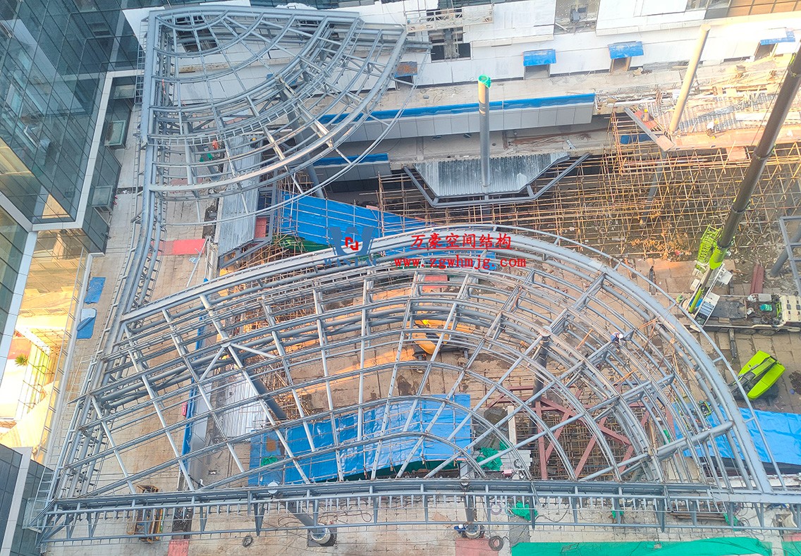 博多森谷項目中庭鋼膜結構工程