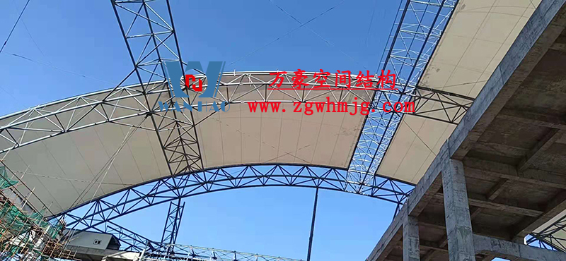 內(nèi)蒙能源長城五礦選煤廠鋼骨架膜棚建設(shè)項(xiàng)目