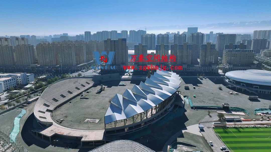 張掖奧體中心建設項目（EPC）總承包體育場PTFE膜結構專業分包工程