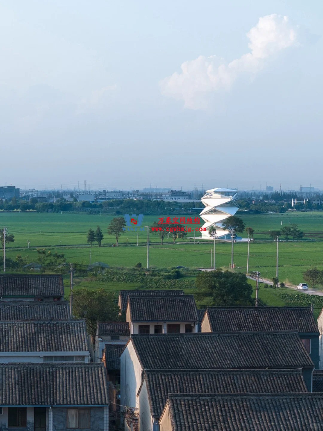 創意與藝術美感兼具的鋼膜結構建筑