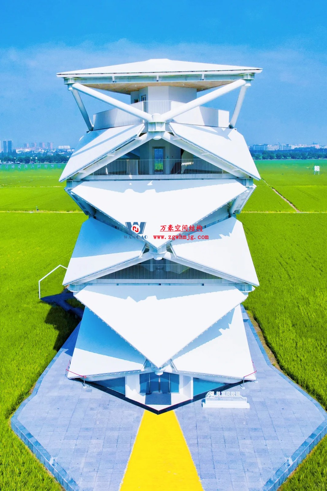 創意與藝術美感兼具的鋼膜結構建筑