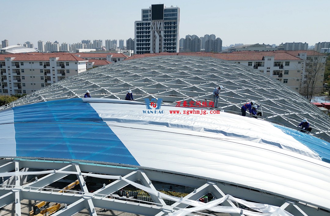 上海工程技術大學松江校區風雨操場ETFE膜結構項目