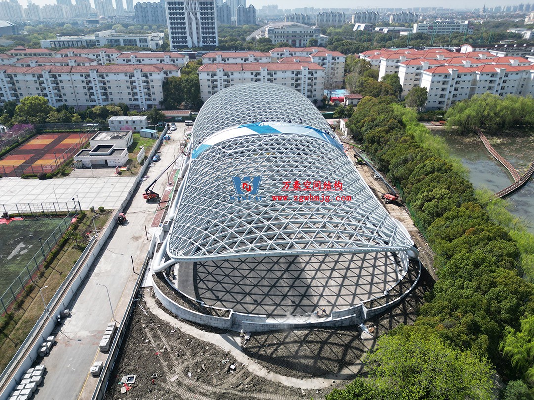 上海工程技術大學松江校區風雨操場ETFE膜結構項目