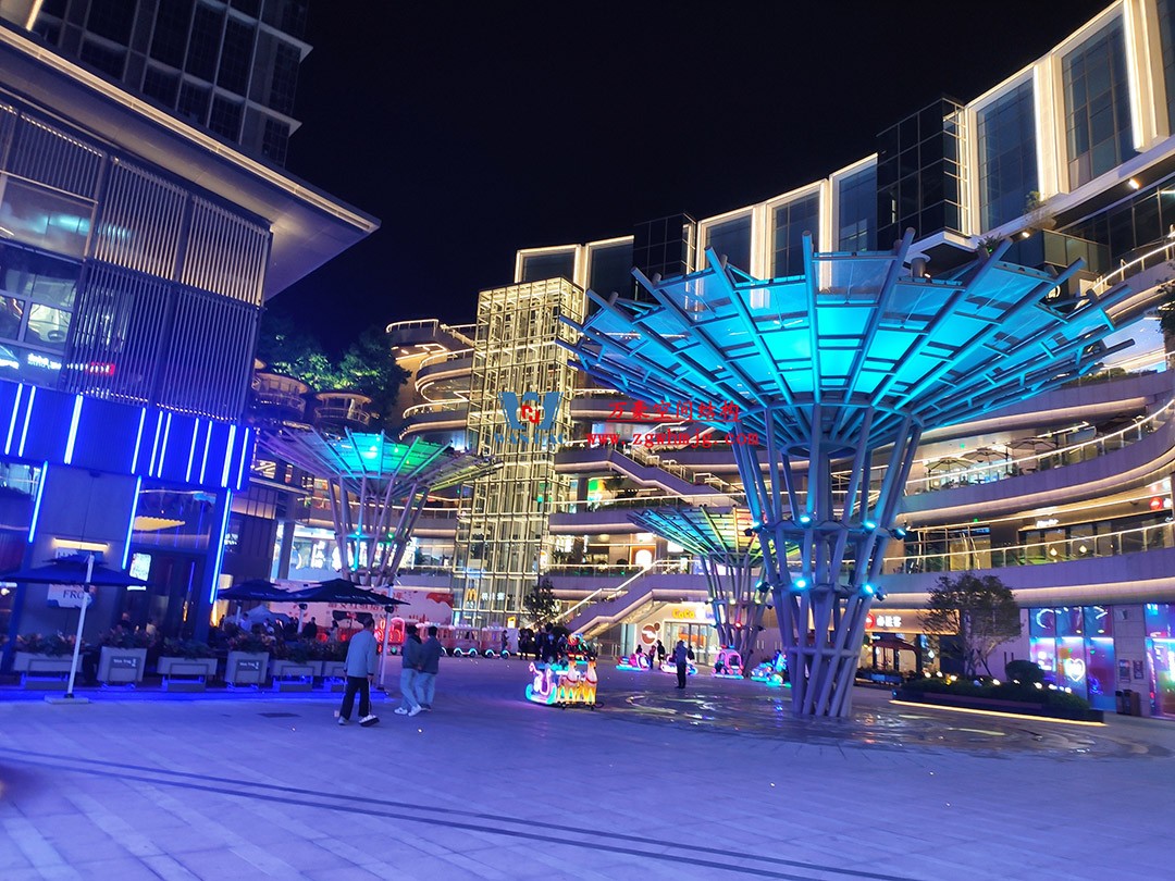 閃爍在建筑廣場之中的絢麗花朵—ETFE膜結構景觀小品