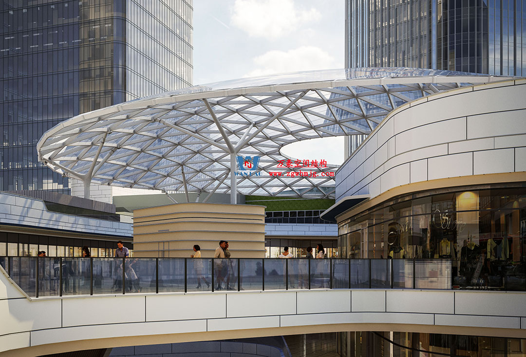 擁有夢幻外衣的ETFE膜結(jié)構(gòu)商業(yè)天幕 擁有夢幻外衣的ETFE膜結(jié)構(gòu)商業(yè)天幕