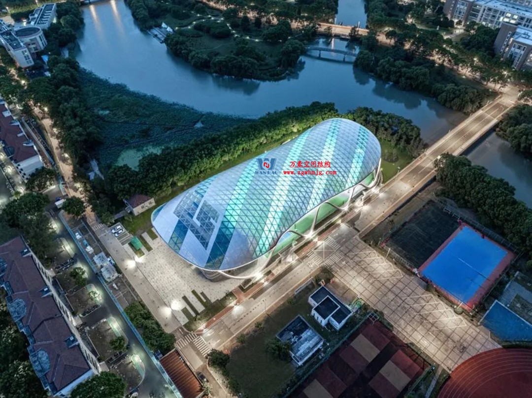 帆影碧波|風雨操場上的ETFE膜結構穹頂