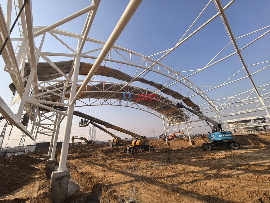 備受青睞的鋼膜結構建筑景觀 備受青睞的鋼膜結構建筑景觀