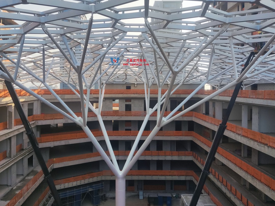 科幻巨幕降臨安吉！湖州安吉鋼結構天幕重塑城市天際線