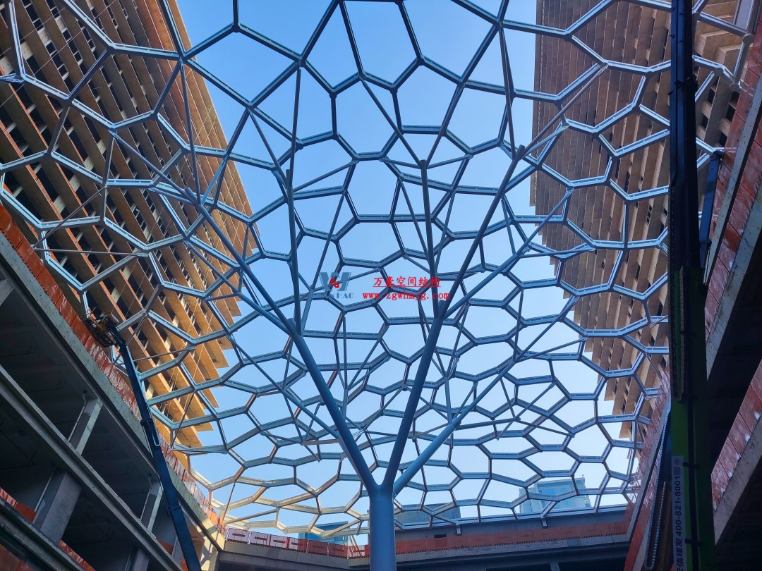 科幻巨幕降臨安吉！湖州安吉鋼結構天幕重塑城市天際線