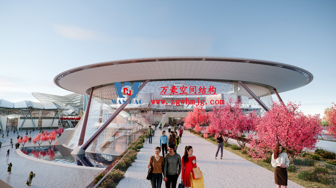 鄭州中原高鐵港數字展貿城鋼結構項目 鄭州中原高鐵港數字展貿城鋼結構項目