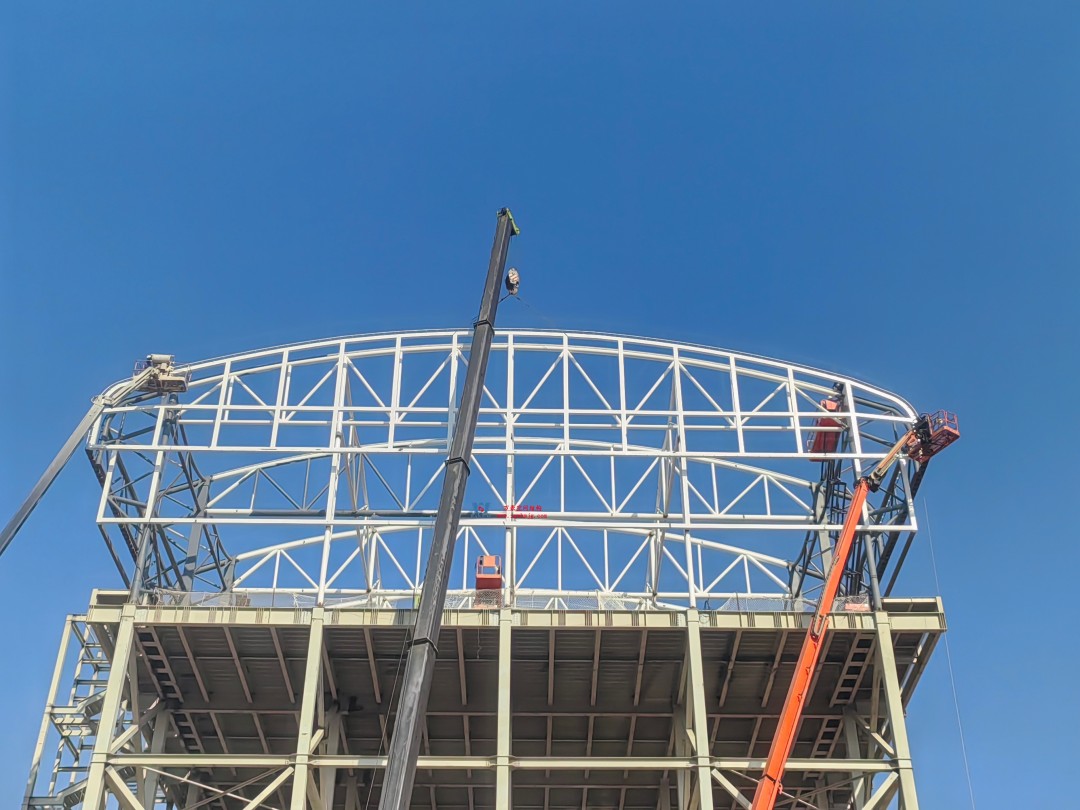 比亞迪紹興嵊州賽車場干拔沙坡觀景平臺鋼結(jié)構(gòu)項目