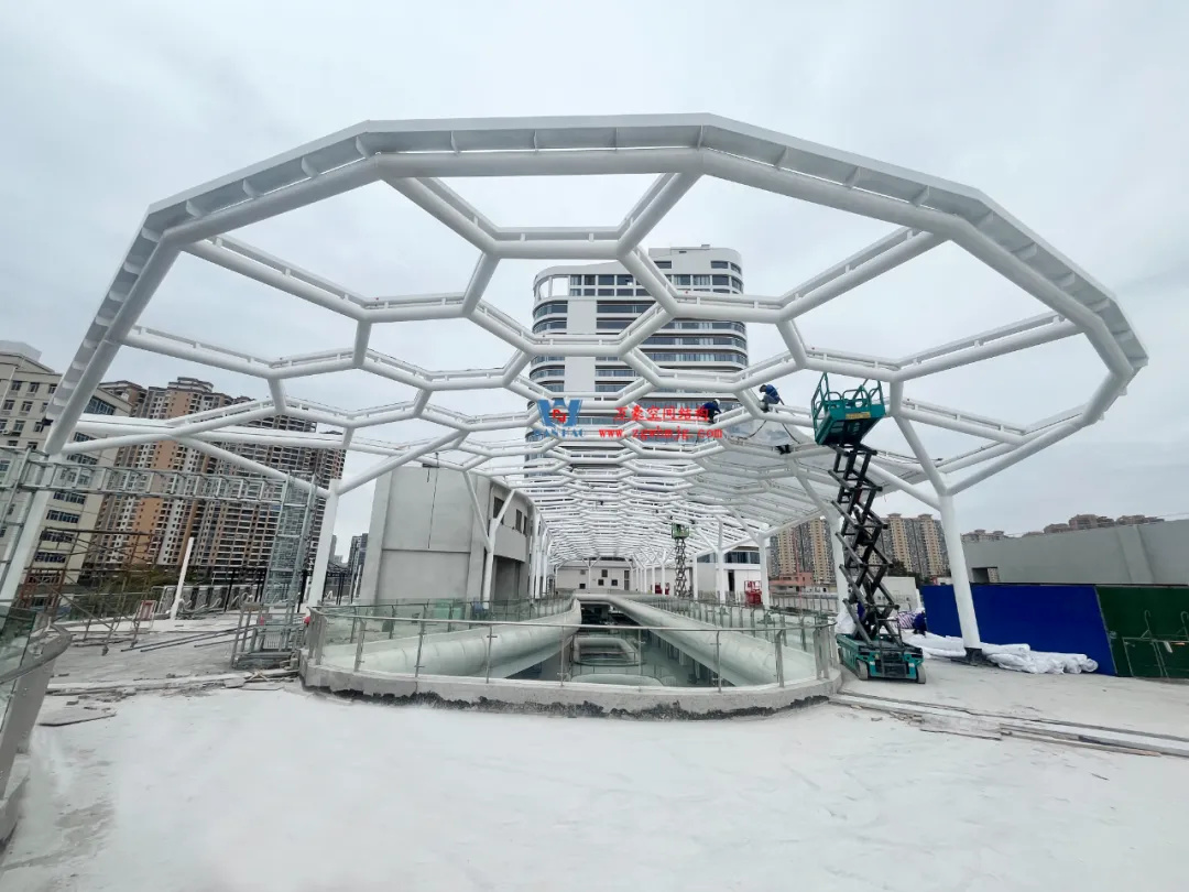 廣州茂名總匯天街商業街ETFE膜結構工程